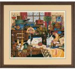 Gold Collection Maggie The Messmaker Counted Cross Stitch Kit (image for) Gold Collection Maggie The Messmaker Counted Cross Stitch Kit